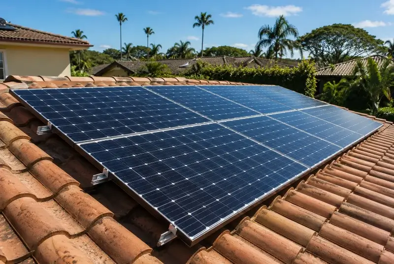 Installation de panneaux solaires à Marcenais